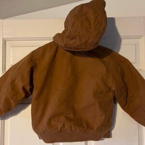 2T Carhartt Toddler Boys' Full-Zip Insulated Hooded Canvas Jacket